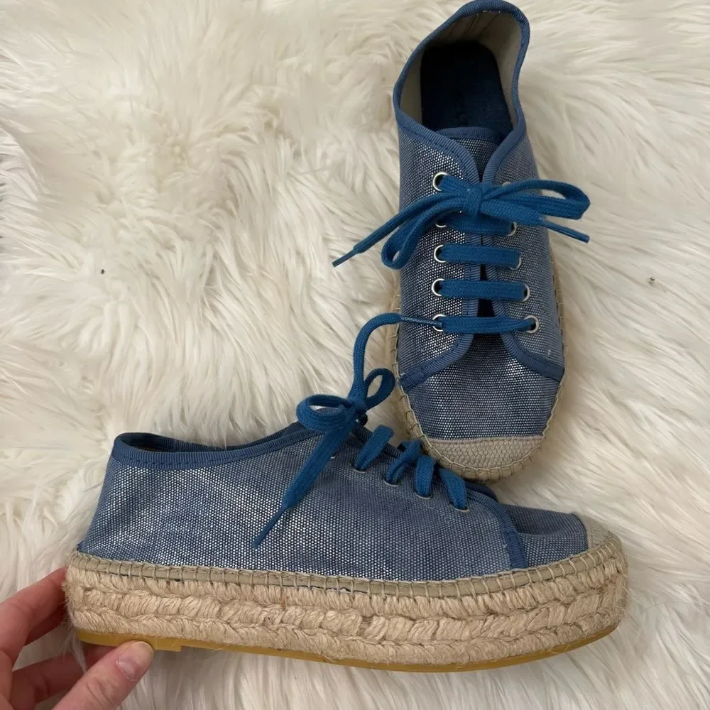 [Celtic‎ & Co - made in Spain] Blue Espadrille Sneakers - Size 8/8.5